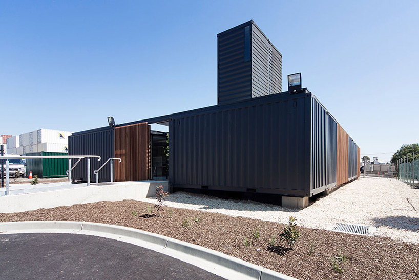 Connected Shipping Containers Form Royal Wolf Hq By Room