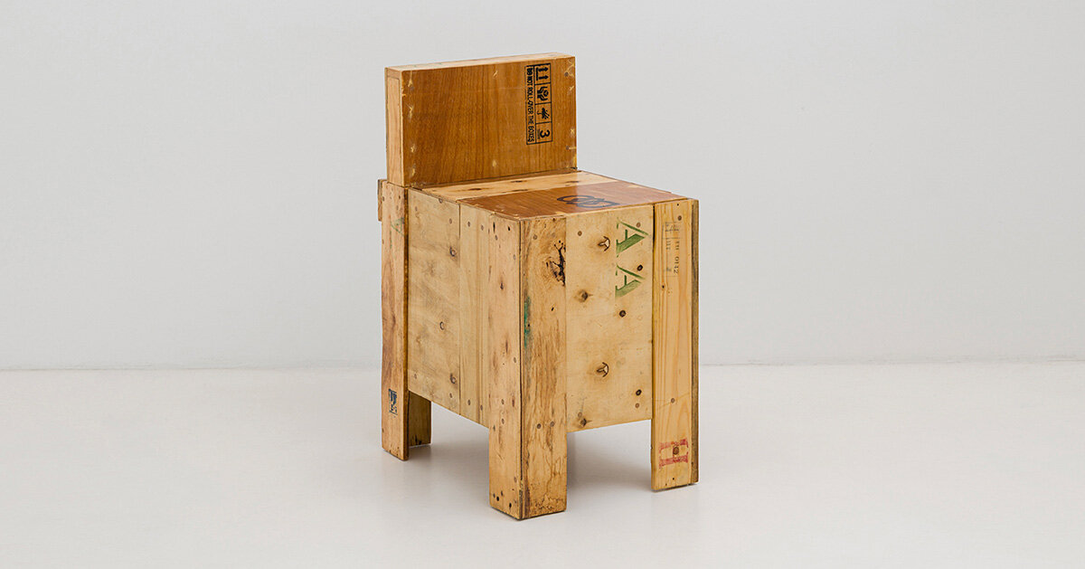 donghoon sohn converts fish boxes from busan market into nostalgic furniture series