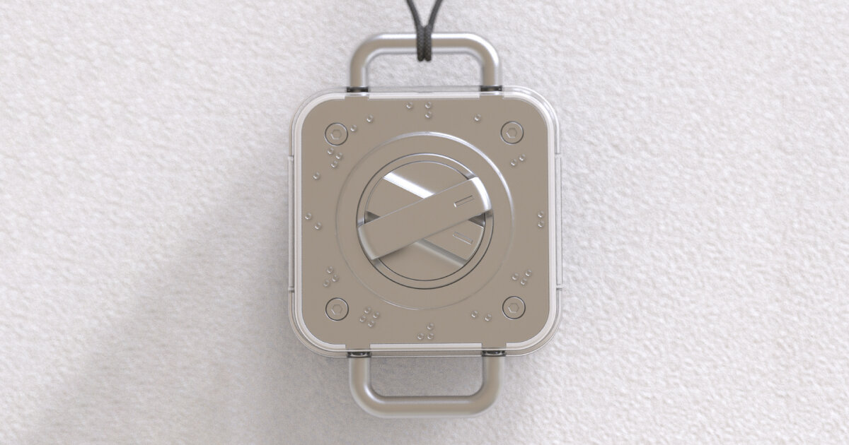 jinkyo han’s blind watch for the visually impaired uses braille to indicate the hours