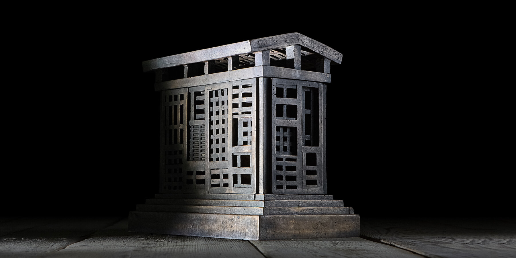 michele de lucchi sculpts wooden and bronze loggia series for 21_21 DESIGN SIGHT show