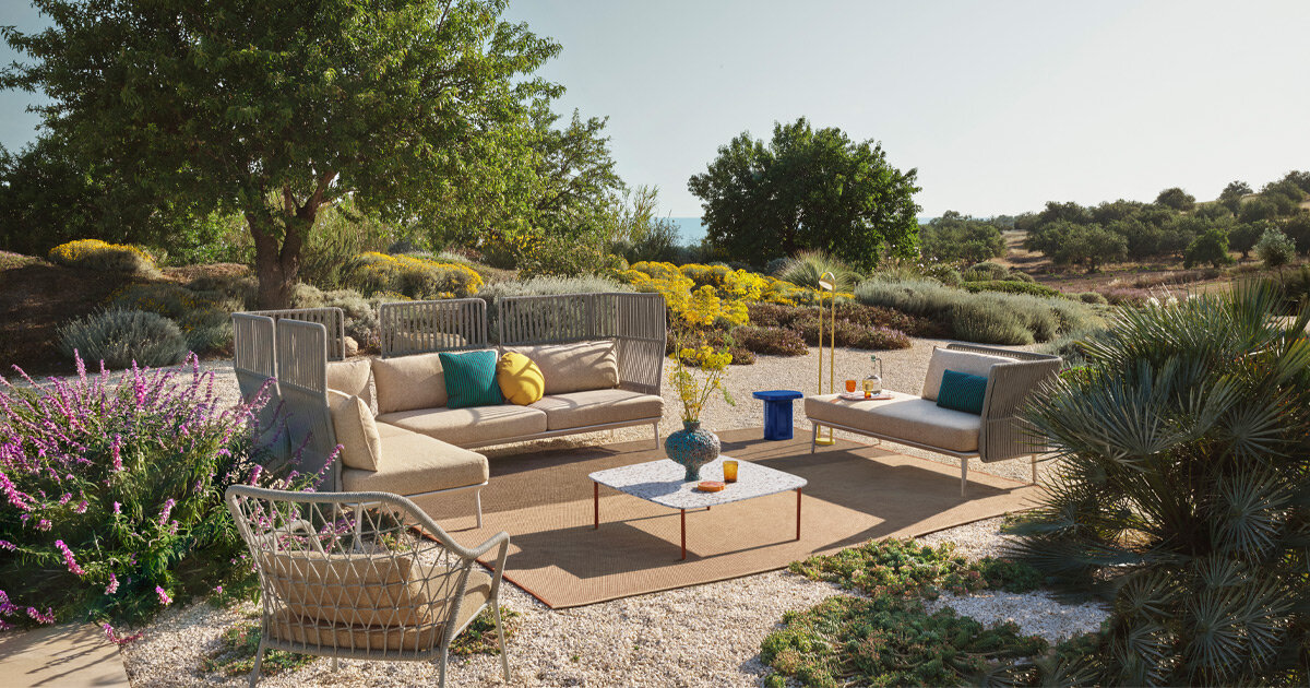 pedrali captures mediterranean flair in its contemporary outdoor furniture