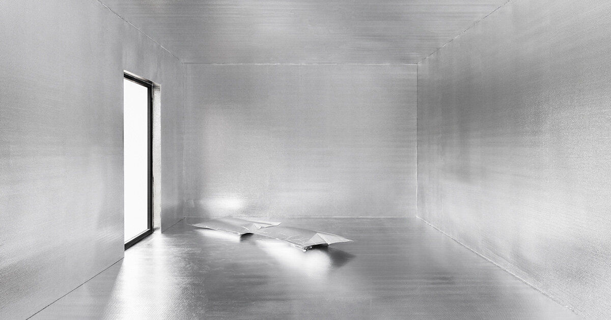 silver reflections by gregory orekhov turn french hotel suite into surreal dreamscape