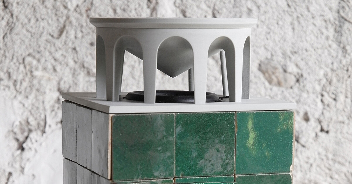 micro&amp;amp;architectural loudspeakers sculpt sound with natural clay in TERRAcoustics collection