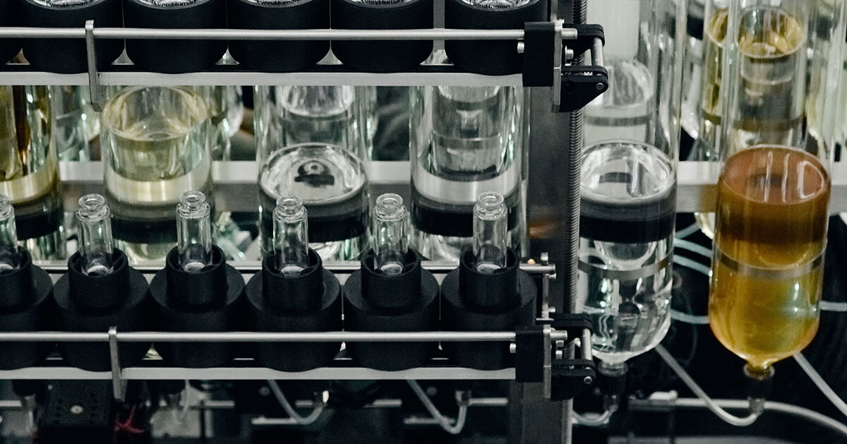 an algorithmic perfumery machine? reference studios uses AI for hyper&amp;personal scents