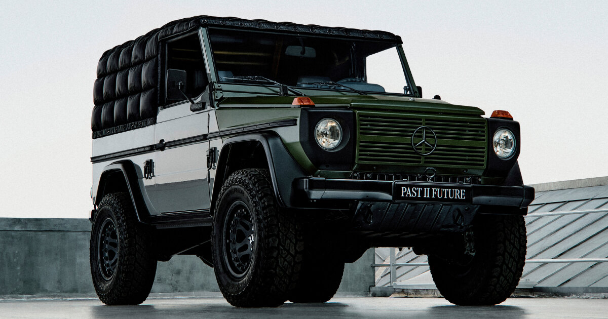 mercedes&benz debuts moncler by NIGO’s project G&class with convertible top in shanghai