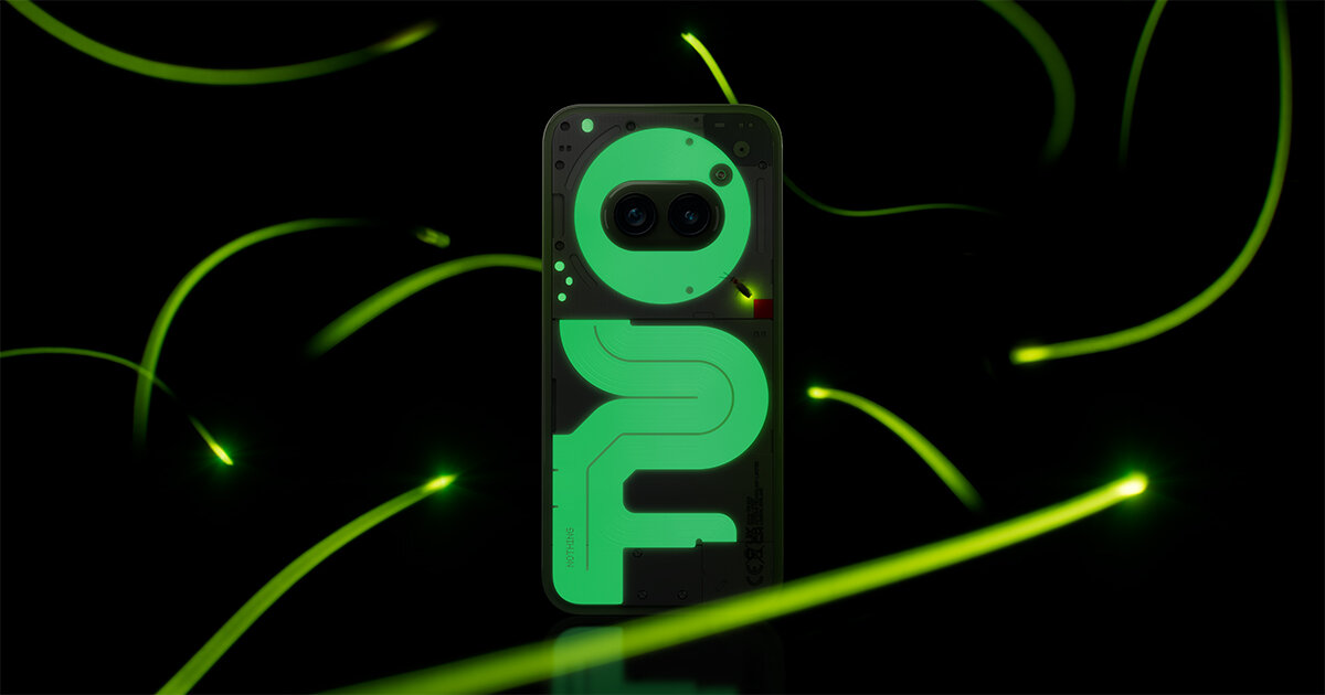 nothing ignites industry&first community&created phone (2a) plus that glows in the dark