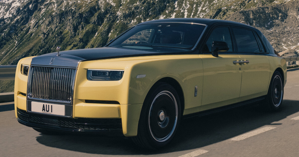 rolls&royce reveals phantom goldfinger, inspired by its motor car in the 1964 james bond film