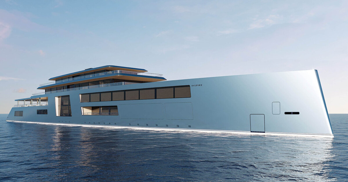 sinot’s INSPIRE superyacht lets passengers look underwater with nemo observation room