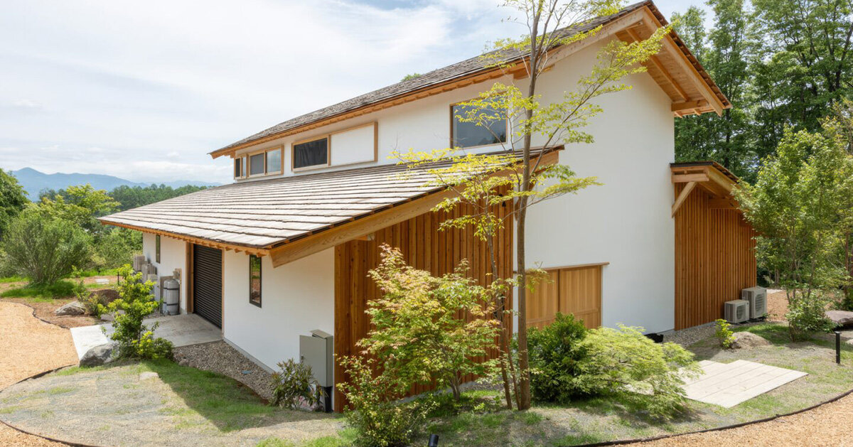 wooden windows transform residence by sobokuya inc. into gallery of japanese landscapes