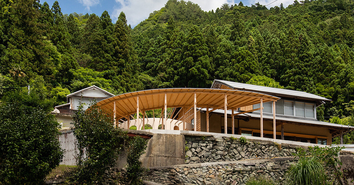 reclaimed materials transform 80&year&old farmhouse into japanese mountain retreat