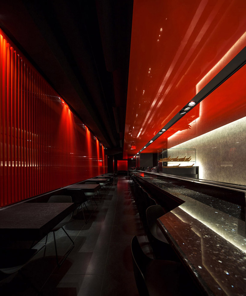 carlo berarducci architecture zensushi restaurant designboom