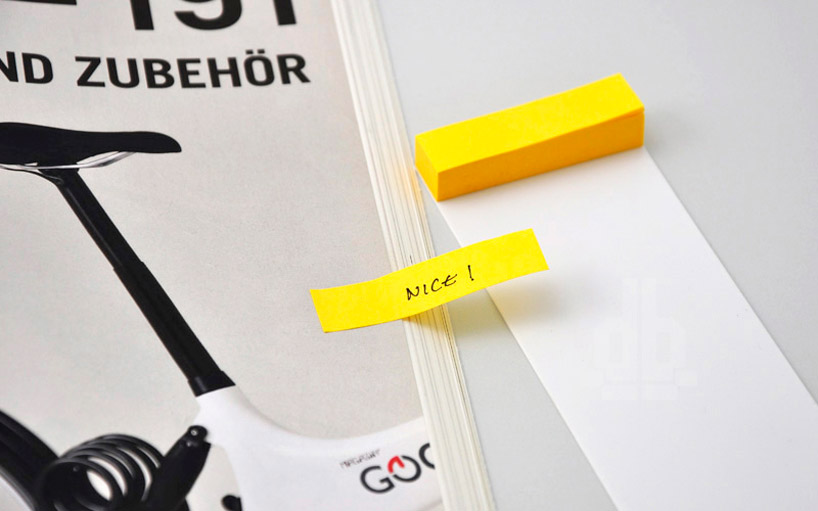 note & mark sticky note bookmarks by simple form design