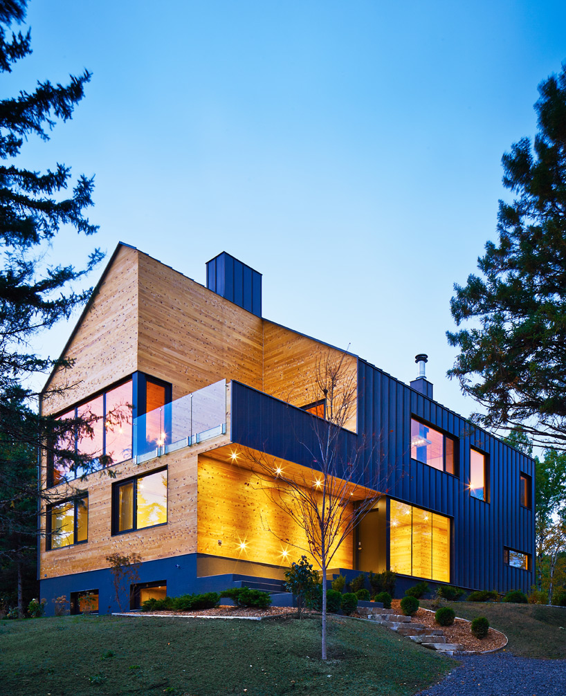 MU architecture malbaie VIII residence la grange designboom