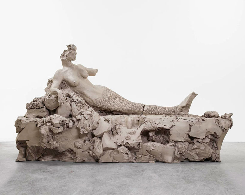 urs fischer exhibits clay works at chase bank in new york