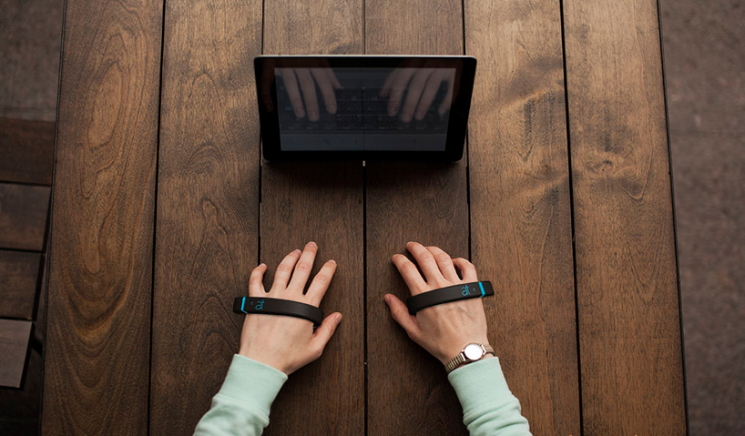 AirType keyless bluetooth keyboard fits in the palm of your hand