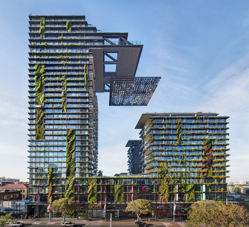 sydney's one central park by jean nouvel features lush vertical gardens