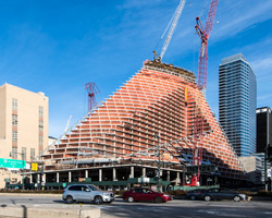in progress: BIG's west 57th tops out in manhat