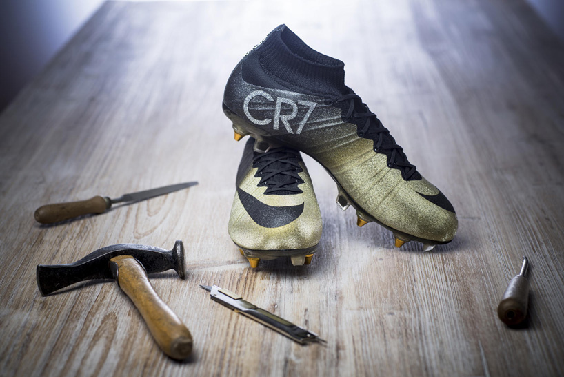 cr7 cleats gold