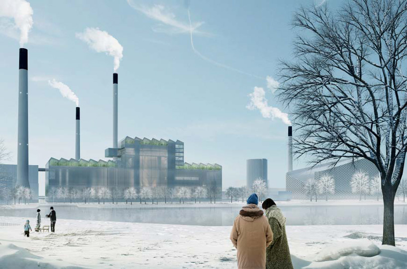 gottlieb paludan khr architects 3xn bio4 amageraerket denmark power plant designboom