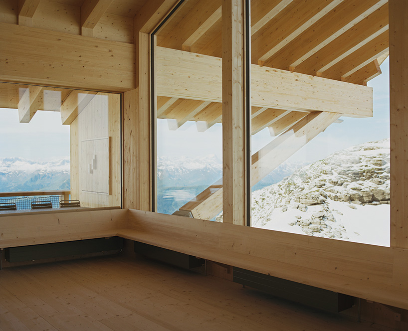 herzog de meuron mountaintop restaurant toggenburg bergbahnen chaserrugg switzerland designboom