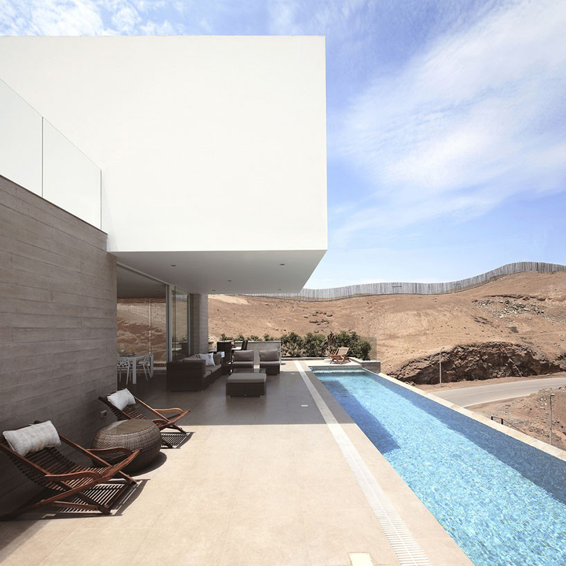 domenack arquitectos casa poseidon house peru designboom