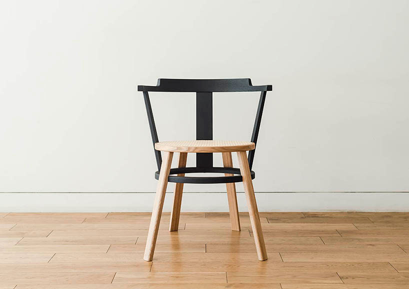 drill design offset windsor chair designboom 