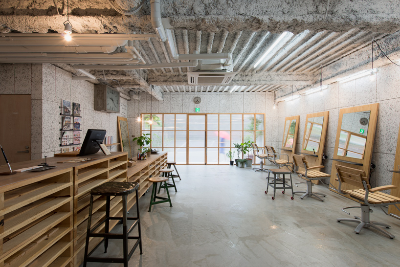 no.555 hair salon musubi interiors yokohama city kanagawa japan designboom