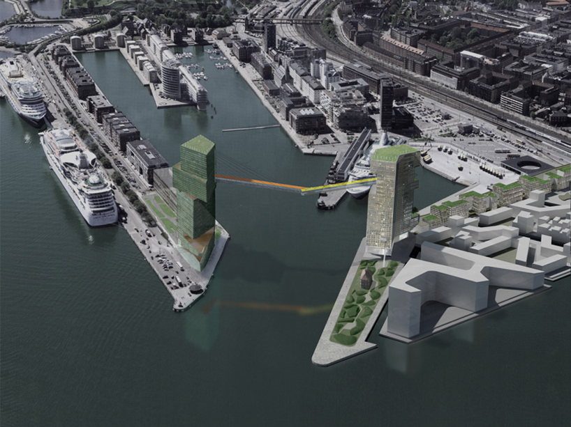 steven holl copenhagen gate LM project bridge denmark approved designboom