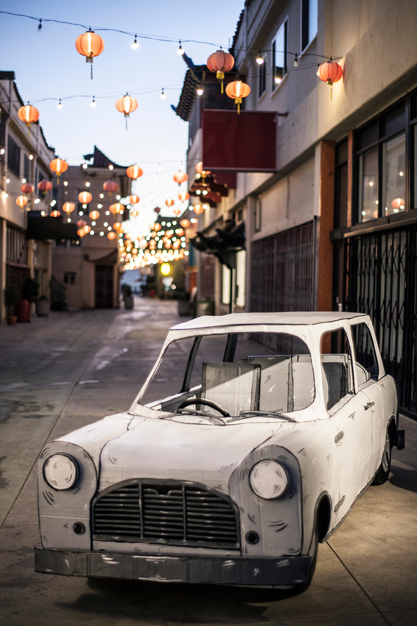 dosshaus-cardboard-car-1960-austin-mini-cooper-designboom-02