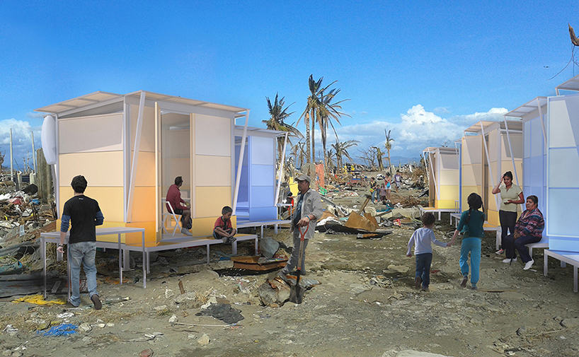 WY-TO architects develop flat-pack disaster shelter for southeast asia