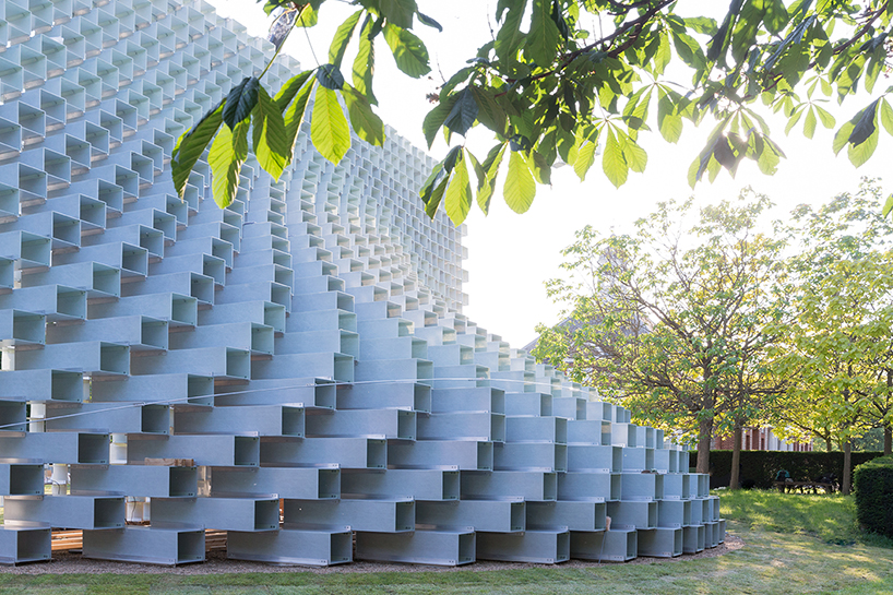 BIG's unzipped wall for 2016 serpentine pavilion revealed in london