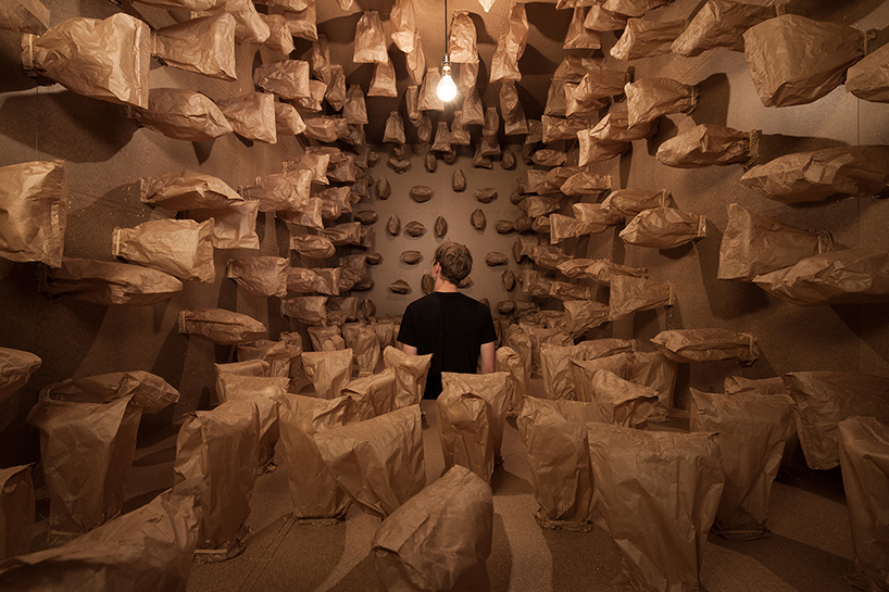 Zimoun Installs A Soundscape Of Motorized Paper Bags Inside