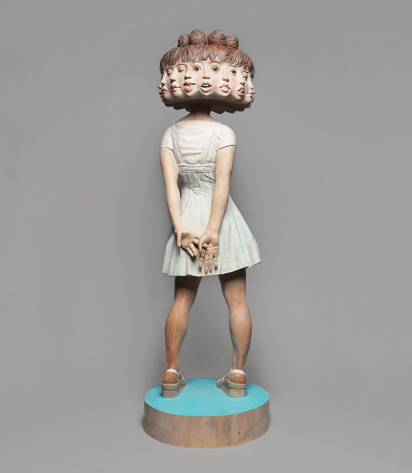 Glitched Sculptures by Yoshitoshi Kanemaki