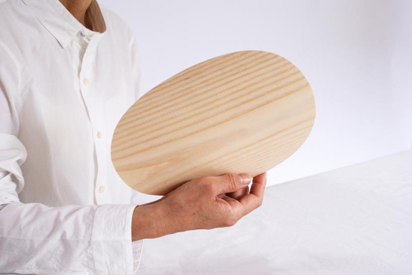 wooden hand fan