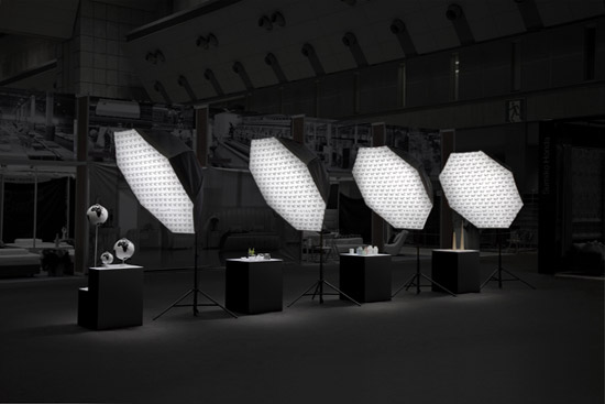 nendo: exhibition design for 361 degrees