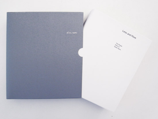 dieter rams: less and more