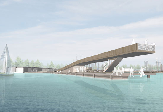 ASTOC and bgmr win first prize for senftenberg harbor project