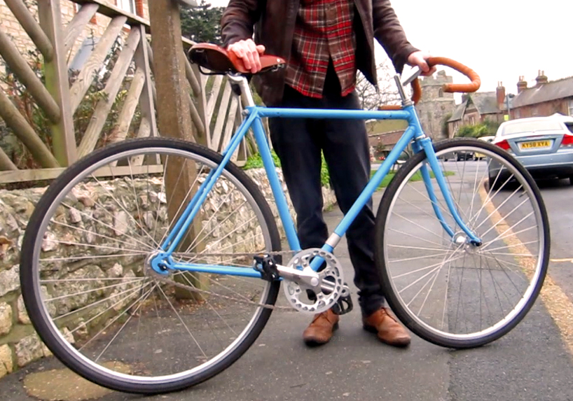 homemade folding bike