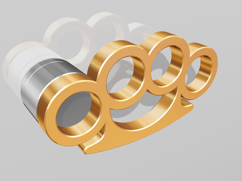 Brass knuckles 3D model