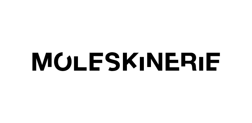 moleskinerie logo | designboom.com