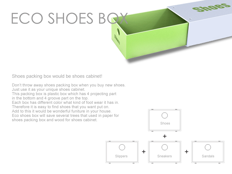 eco shoes box | designboom.com