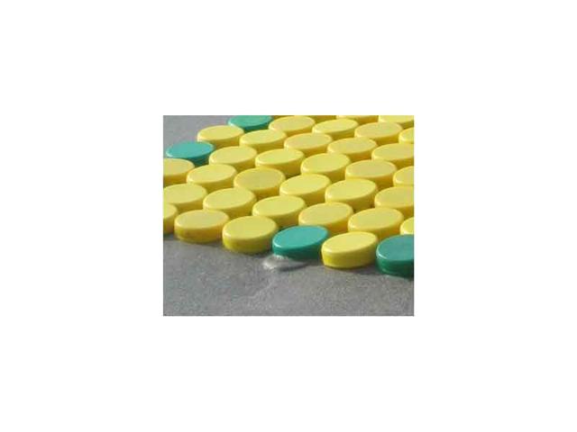 floor mat in used bottle caps