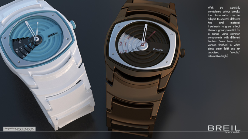 BREIL chroncentric by Nick Lendon designboom