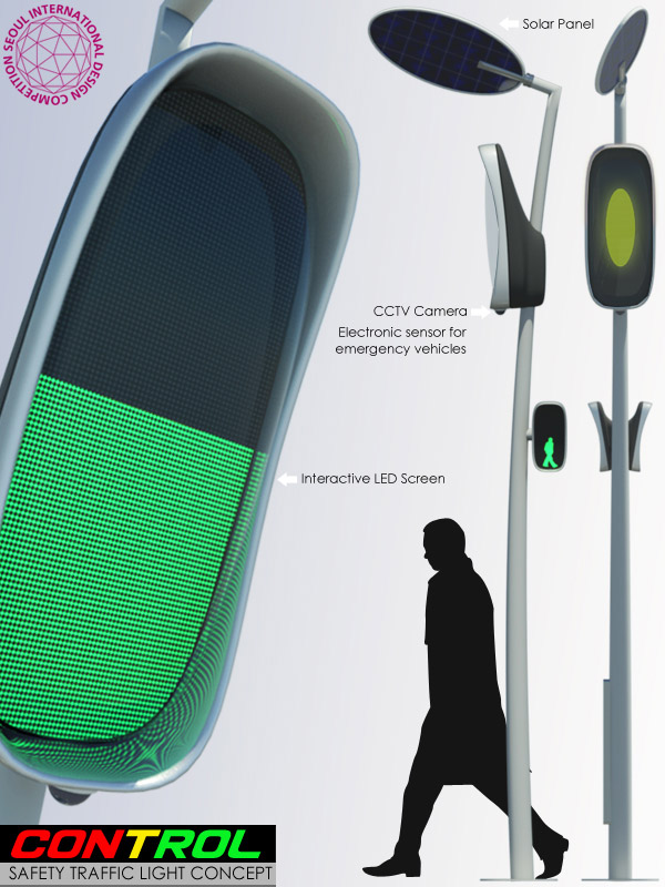 smart corner traffic light | designboom.com