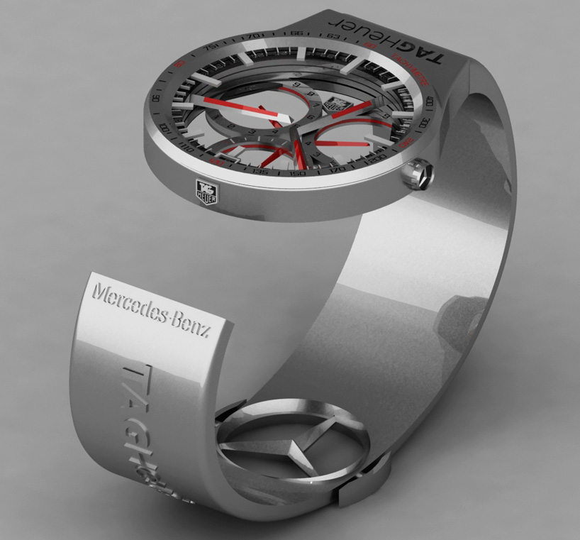 TAG Heuer Formula 1 watch by Peter Vardai designboom