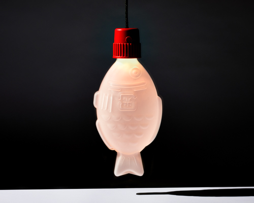 light soy handmade pendant light, inspired by iconic soy bottle