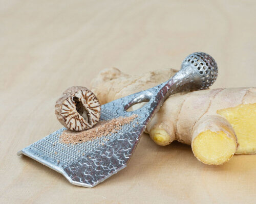 'duo globe' is a 3D printed decorative ginger grater in your kitchen