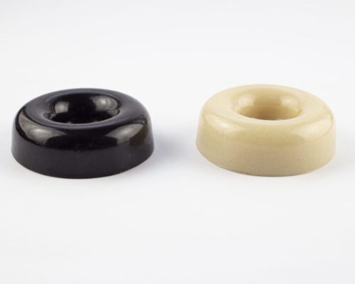 donut candle holders made of biocomposite materials