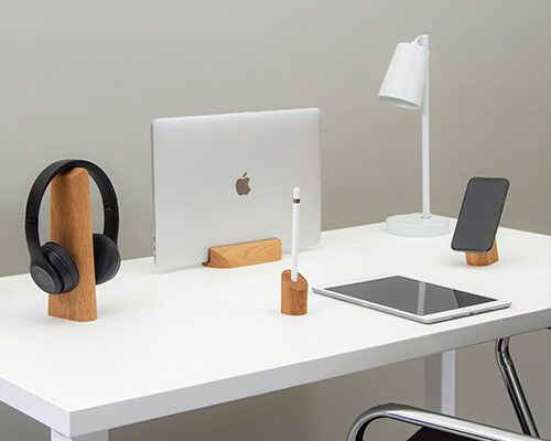 GEO desk accessories inspired by natural formations