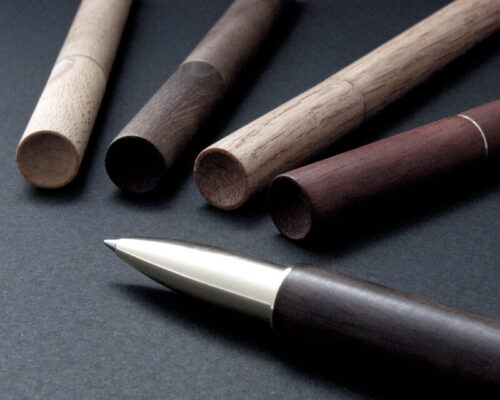 retro-essential pen is a beautifully crafted design made from brass and wood